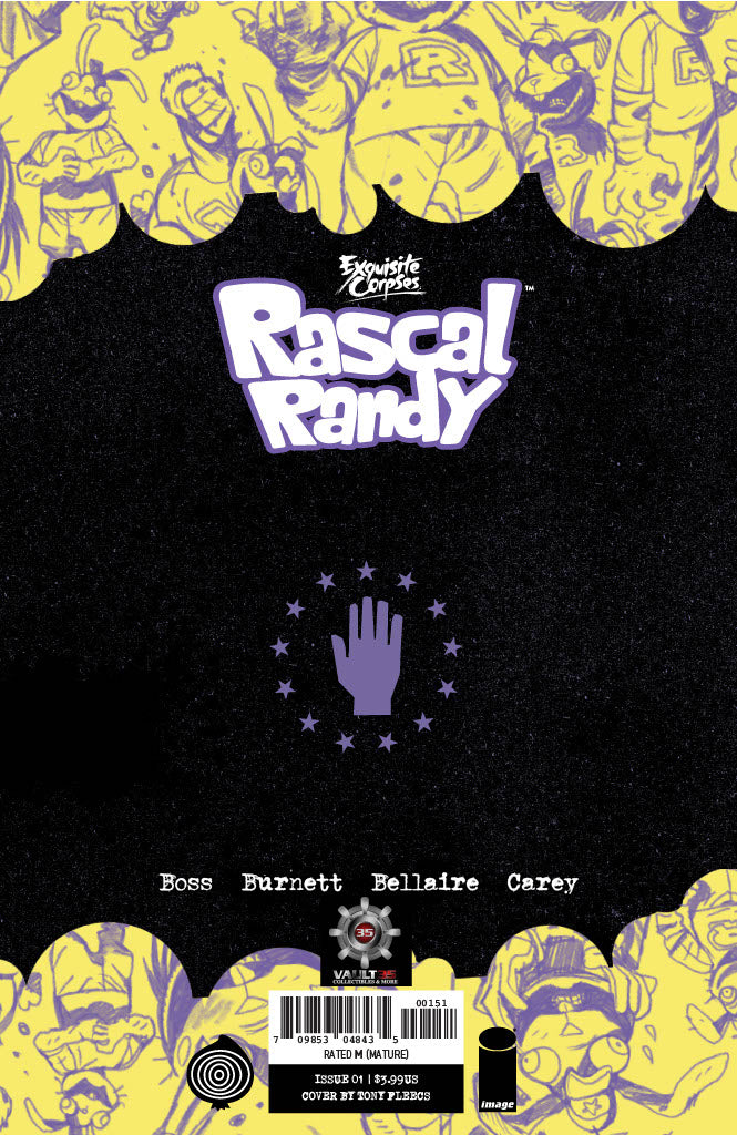 Exquisite Corpses Rascal Randy #1 (Of 5) - Vault 35 Exclusive Ltd 500 Tony Fleecs (Mature) - PREORDER