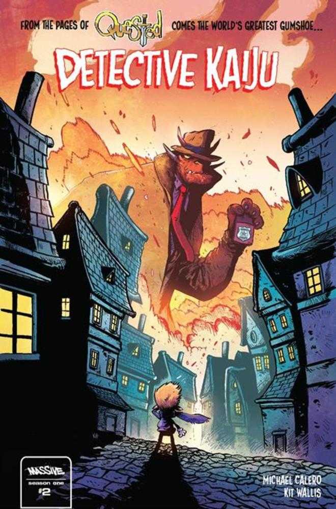 Detective Kaiju #2 (Of 4) Cover A Kit Wallis
