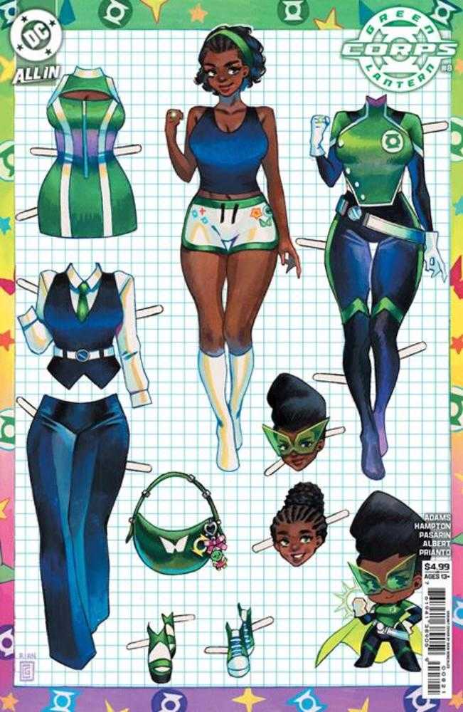 Green Lantern Corps #8 Cover B Rian Gonzales Card Stock Variant (Starbreaker Supremacy)