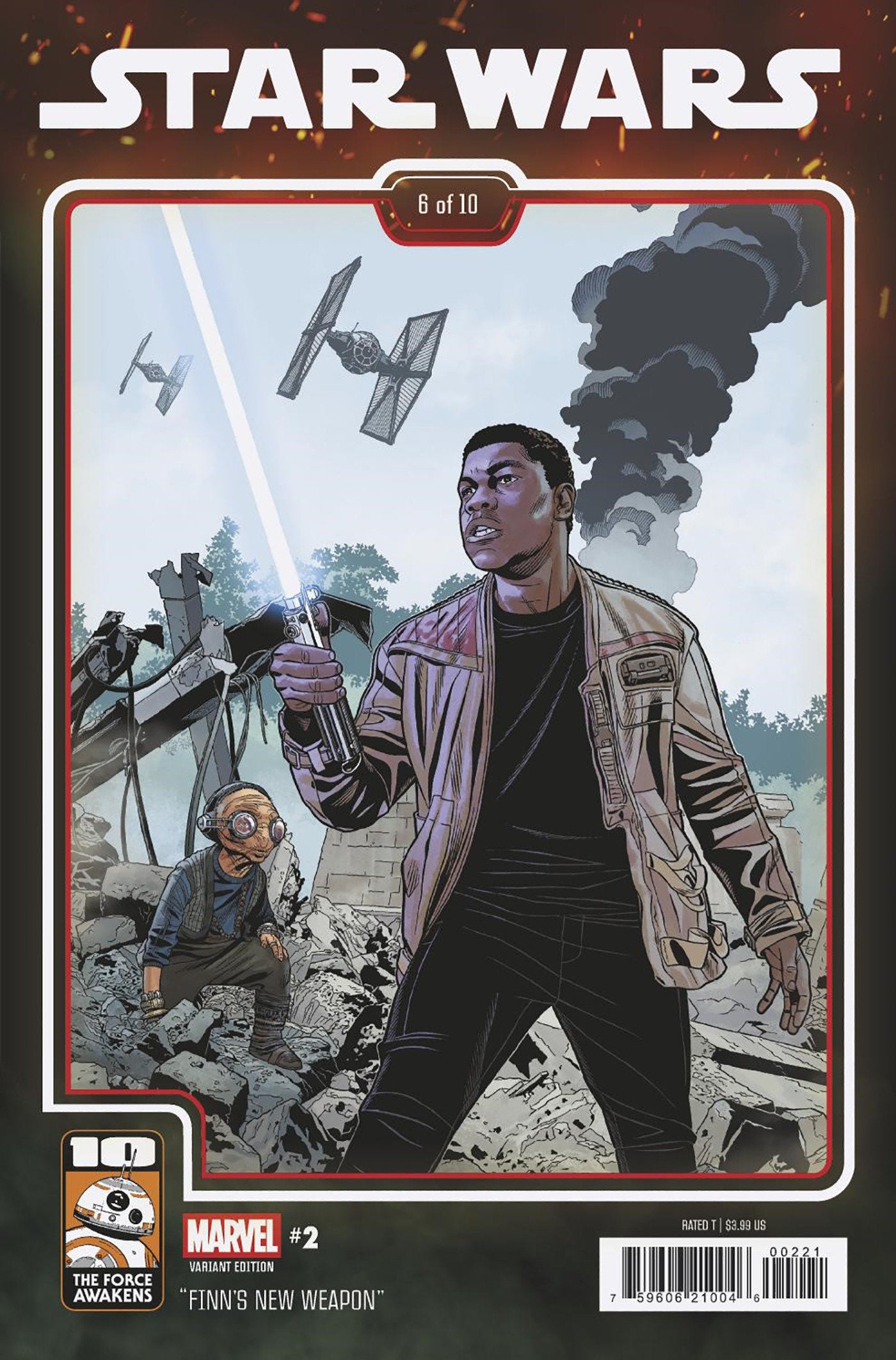 Star Wars #2 Chris Sprouse The Force Awakens 10 Th Anniversary Variant