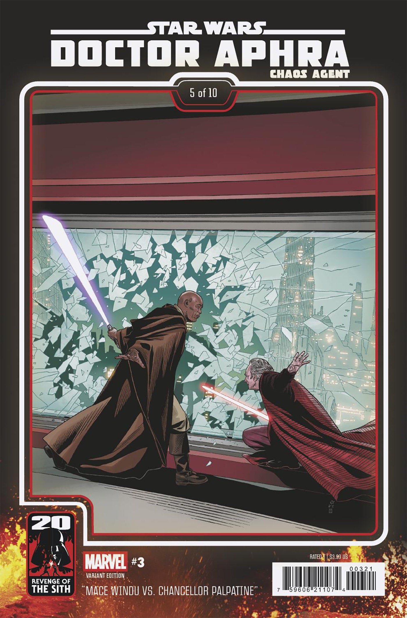 Star Wars: Doctor Aphra Chaos Agent #3 Chris Sprouse Revenge Of The Sith 20 Th Anniversary Variant