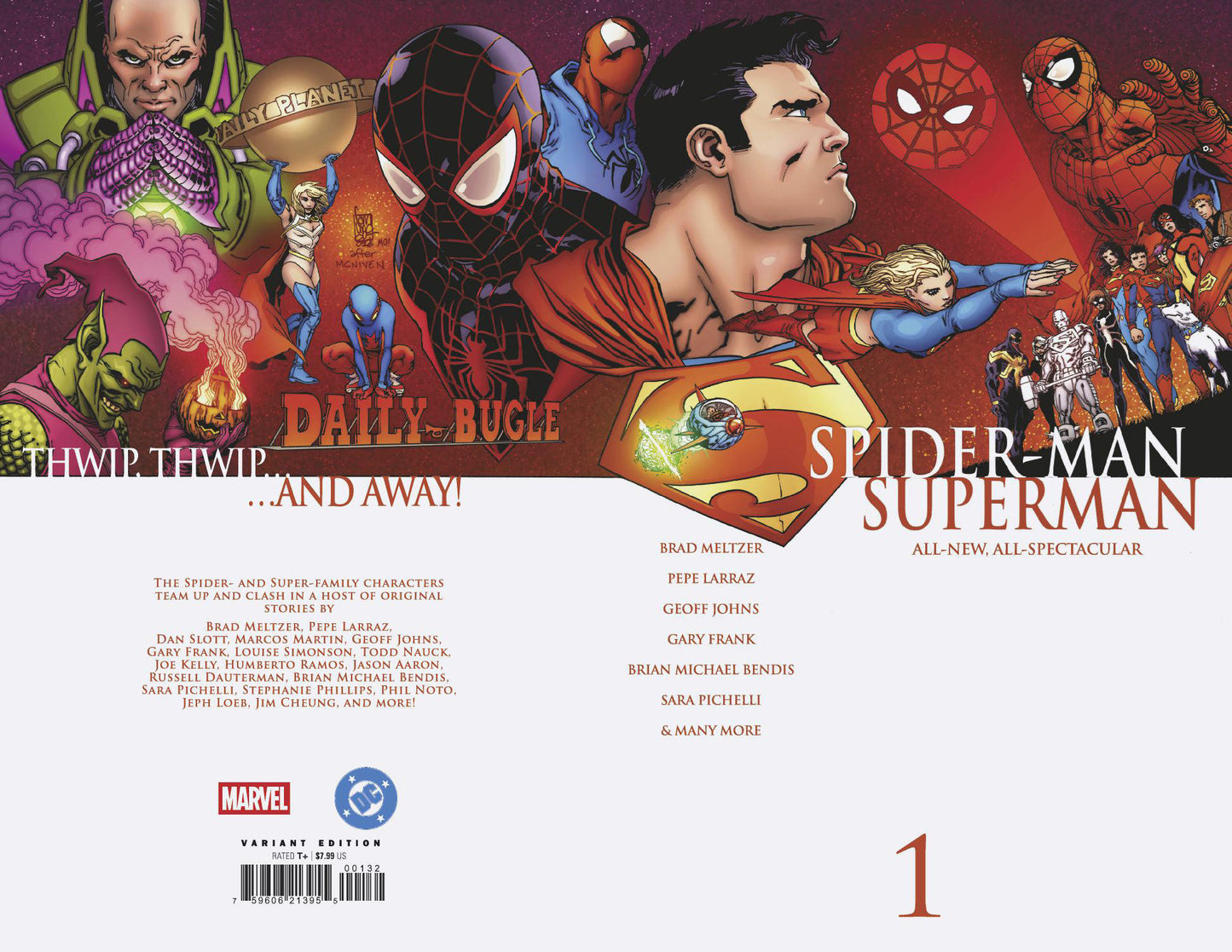 Marvel/DC: Spider-Man/Superman #1 Giuseppe Camuncoli Homage 1:25 Incentive Variant
