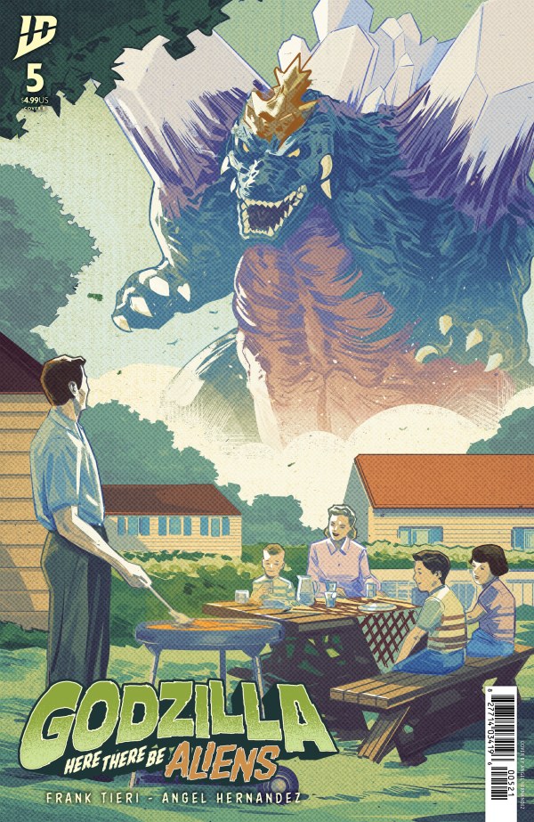 Godzilla: Here There Be Aliens #5 Cover B (Hernandez)