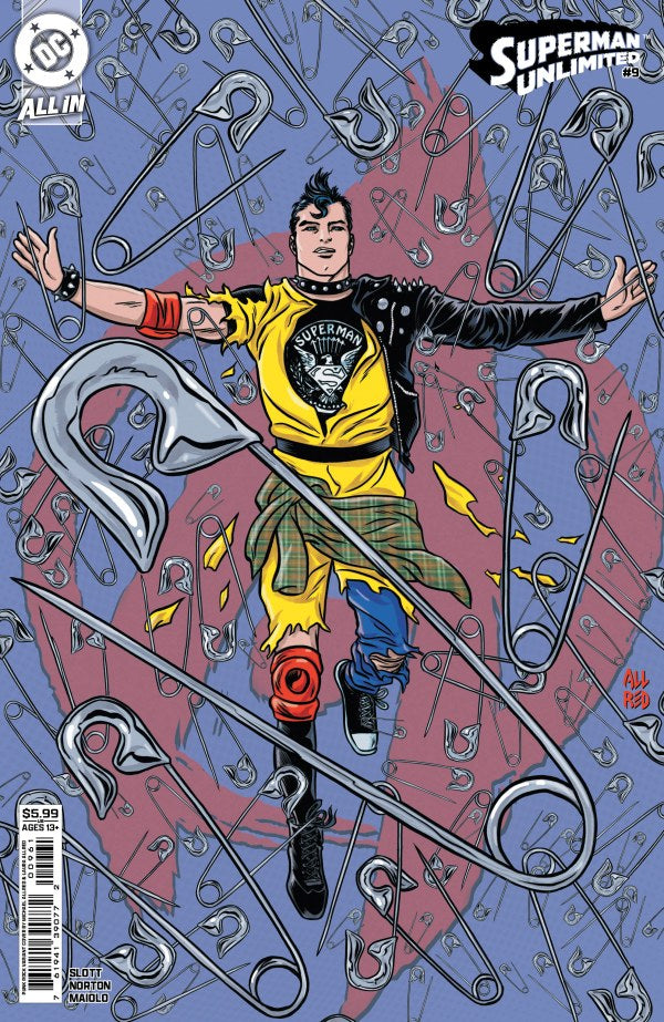 Superman Unlimited #9 Cover F Michael Allred Punk Rock Variant