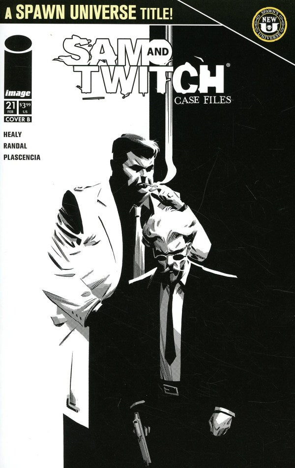 Sam and Twitch: Case Files #21 Cover B Marco Failla Black & White Variant