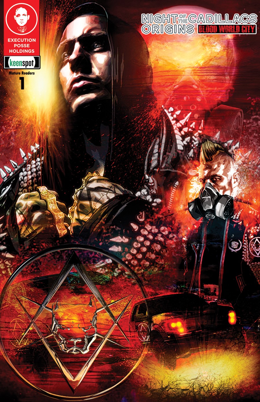 Night of the Cadillacs Origins Blood World City #1 Cover B