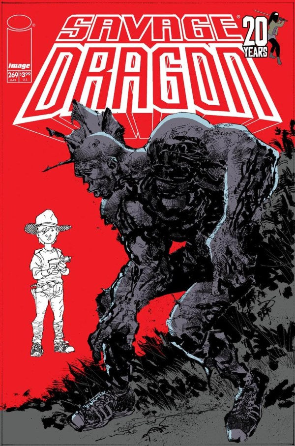 Savage Dragon #269 Cover C Erik Larsen TWD 20th Anniversary Variant