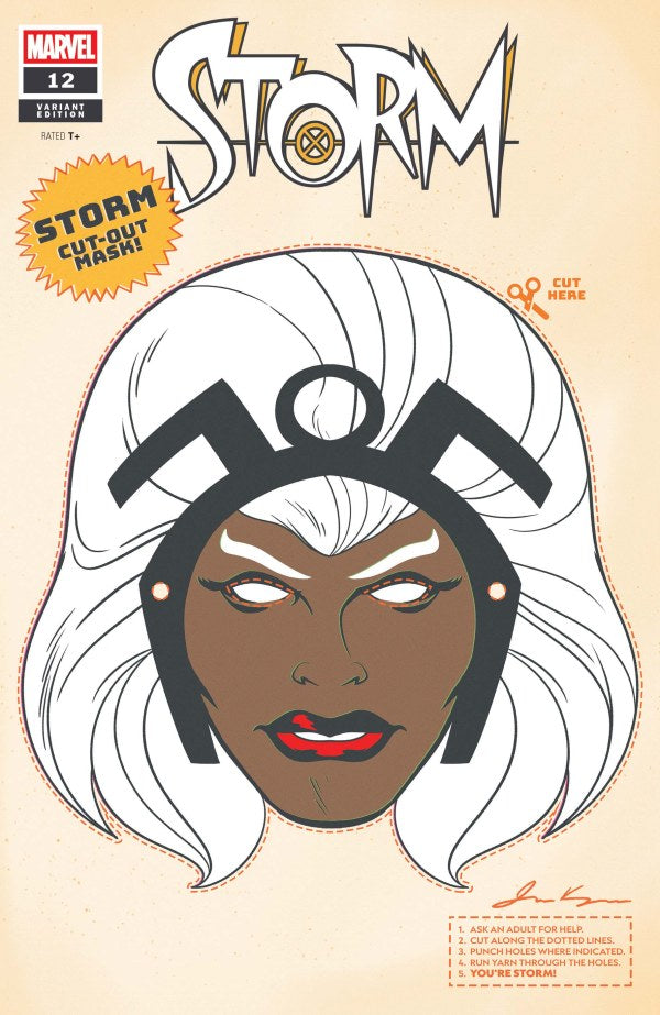 Storm #12 James Kerigan Retro Halloween Mask Variant