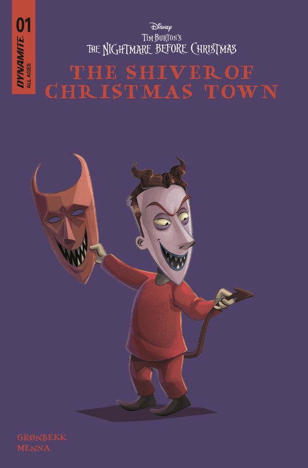 Nightmare Before Christmas #1 The Shiver of Christmas Town Cover D Disney Library