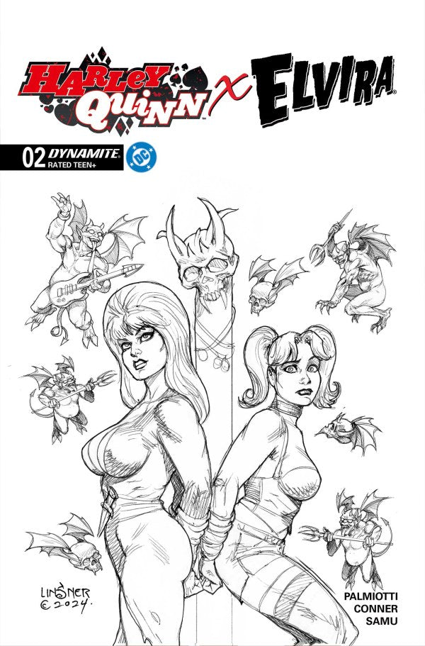 Harley Quinn X Elvira #2 Cvr T