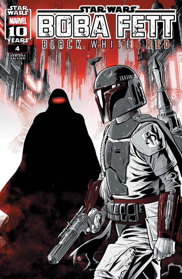 Star Wars: Boba Fett – Black, White & Red #4 Luke Ross Variant