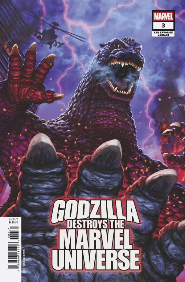 Godzilla Destroys the Marvel Universe #3 Yuji