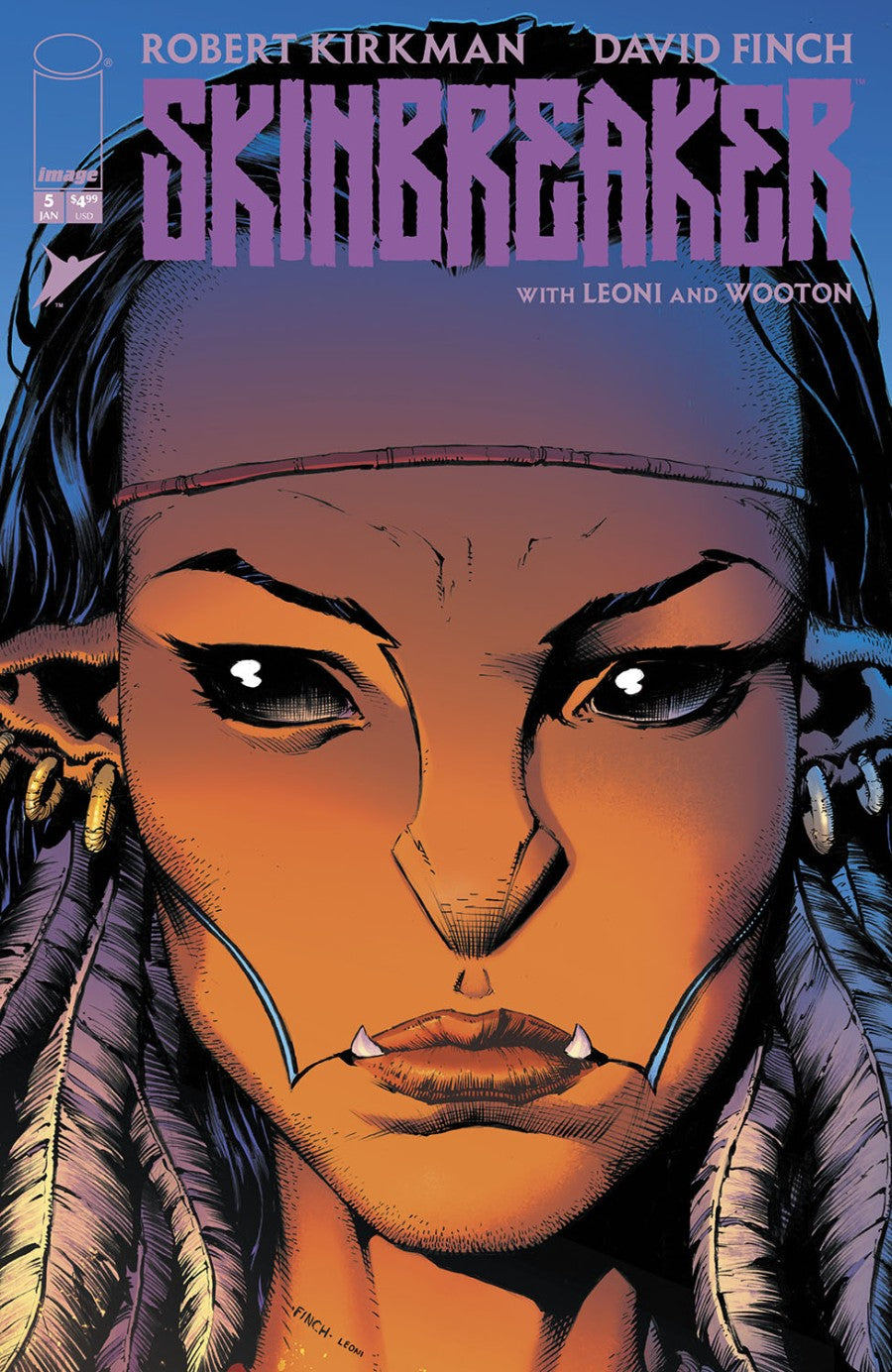 Skinbreaker #5 Cover B David Finch Portrait Variant