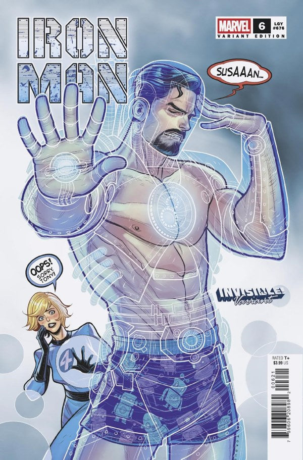 Iron Man #6 Elizabeth Torque Invisible Var