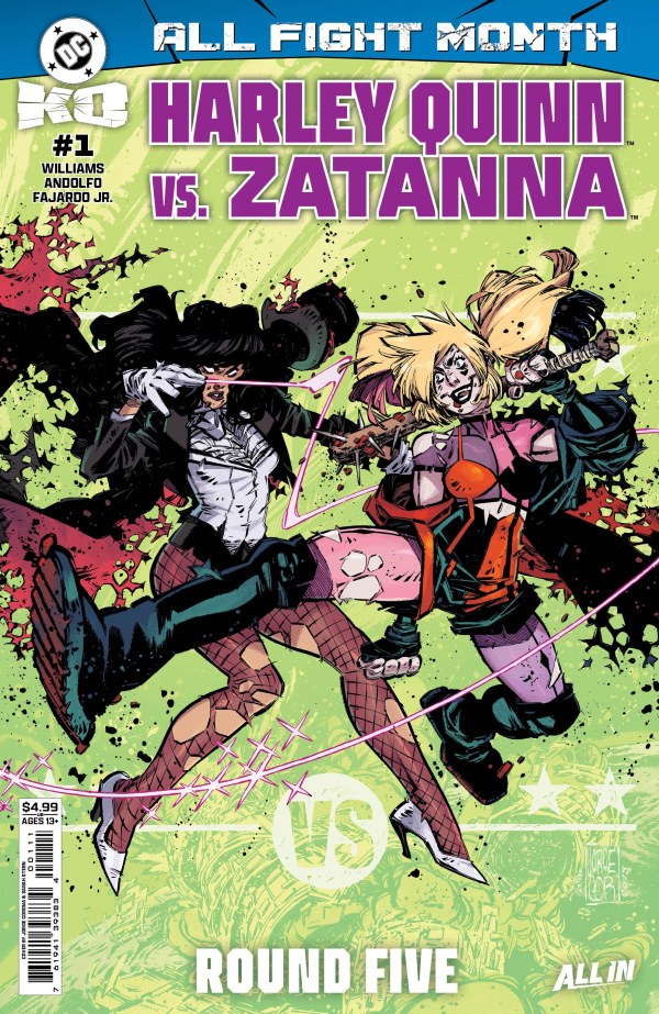 DC K.O. Harley Quinn Vs Zatanna #1 2nd Ptg Cvr A