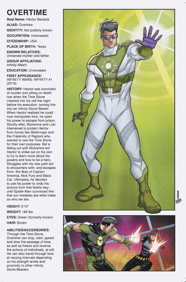 Infinity Watch #3 (Of 5) David Baldeon Handbook Var