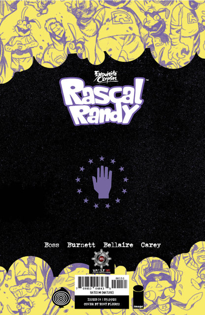 Exquisite Corpses Rascal Randy #1 (Of 5) - Vault 35 Exclusive Ltd 500 Tony Fleecs (Mature) - PREORDER