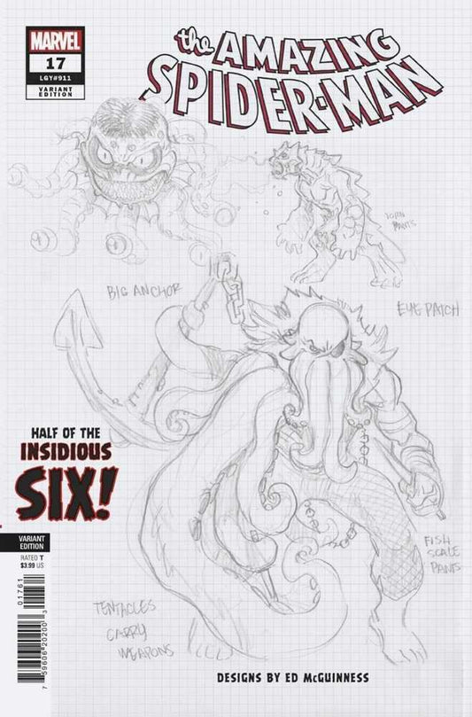 Amazing Spider-Man #17 Mcguinness Design Variant
