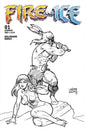 Fire And Ice #1 Cover H 15 Copy Variant Edition Linsner Line Art