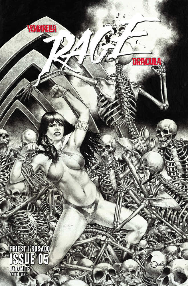 Vampirella Dracula Rage #5 Cover G 10 Copy Variant Edition Vigonte Line A