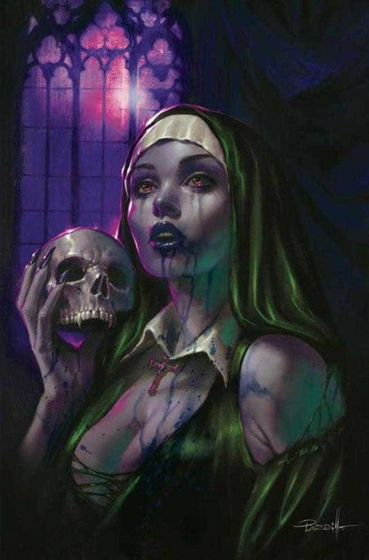 Vampirella #8 Cover P 1 in 10 Lucio Parrillo Ultraviolet Virgin Foc Bonus Variant
