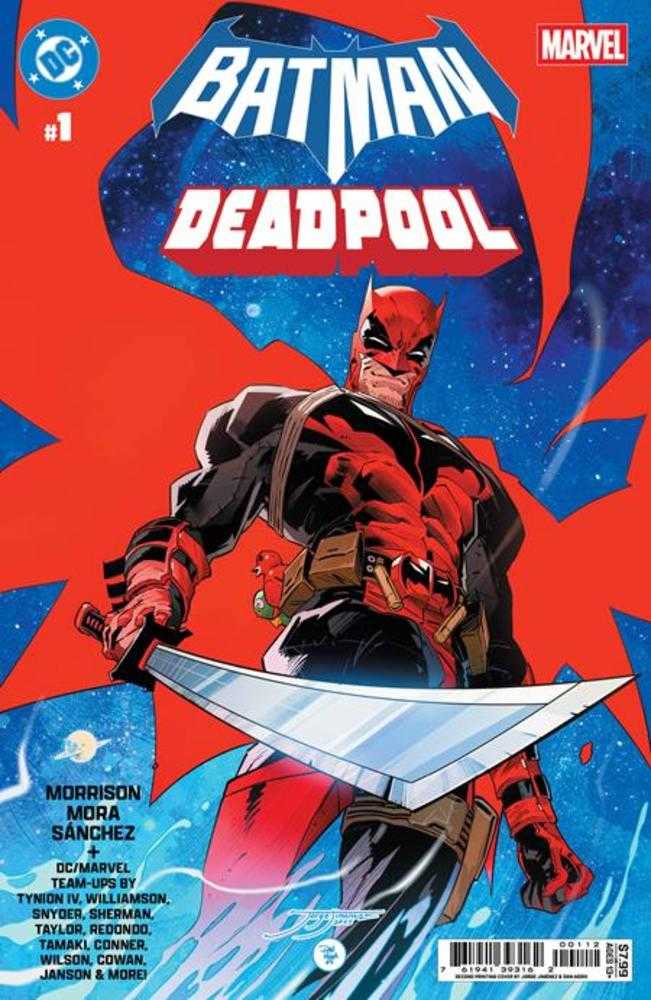 DC Marvel Batman Deadpool #1 (One Shot) 2nd Print Cover A Jorge Jimenez & Dan Mora