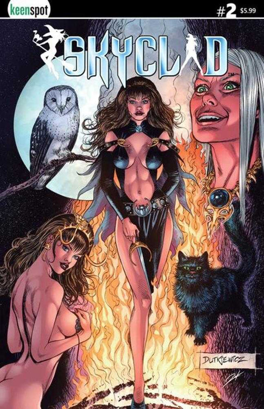Skyclad #2 Cover B Michal Dutkiewicz Flame On Variant (Mature)-PREORDER