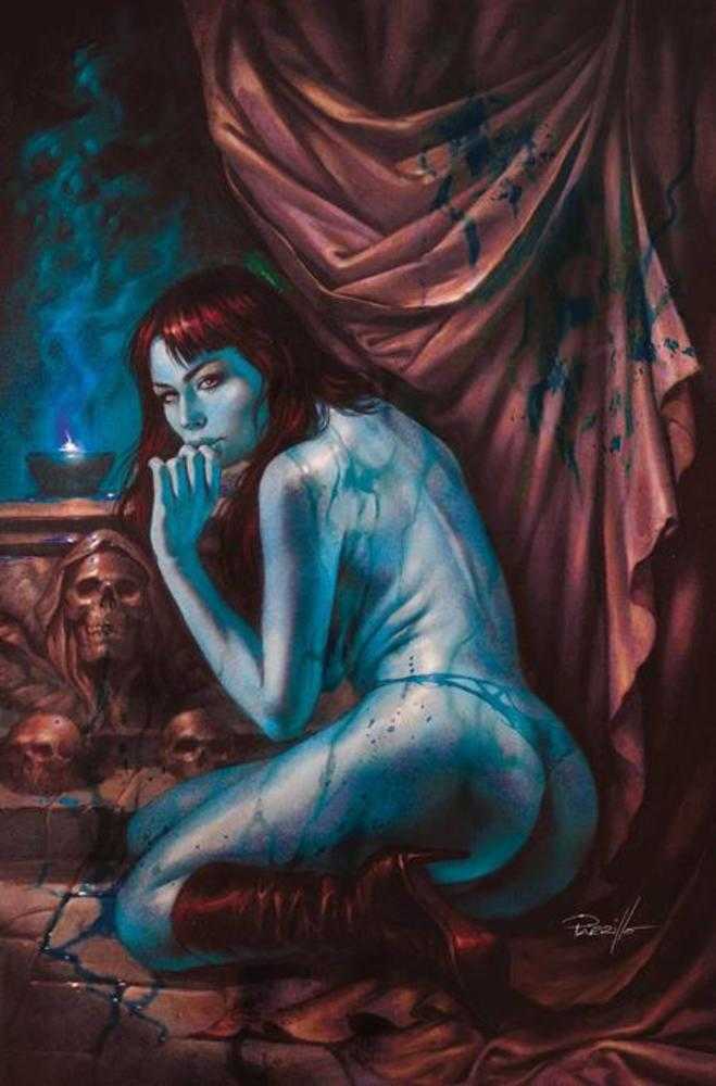 Vampirella #10 Cover O 1 in 10 Lucio Parrillo Ultraviolet Virgin Foc Bonus Variant