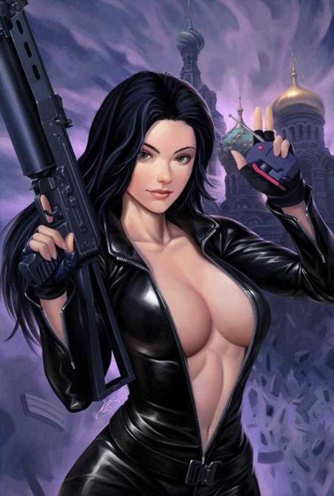 Gun Honey Doubles Down #4 (Of 4) Cover K Leos Ng Full Art Variant (Mature) - PREORDER