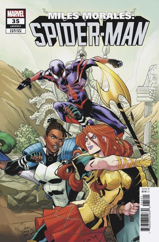 Miles Morales: Spider-Man #35 Logan Lubera 5 Part Connecting Variant
