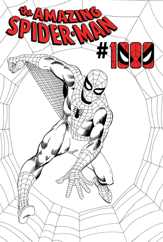 Amazing Spider-Man #1000 Steve Ditko Black And White Variant 1:50 Incentive - PREORDER