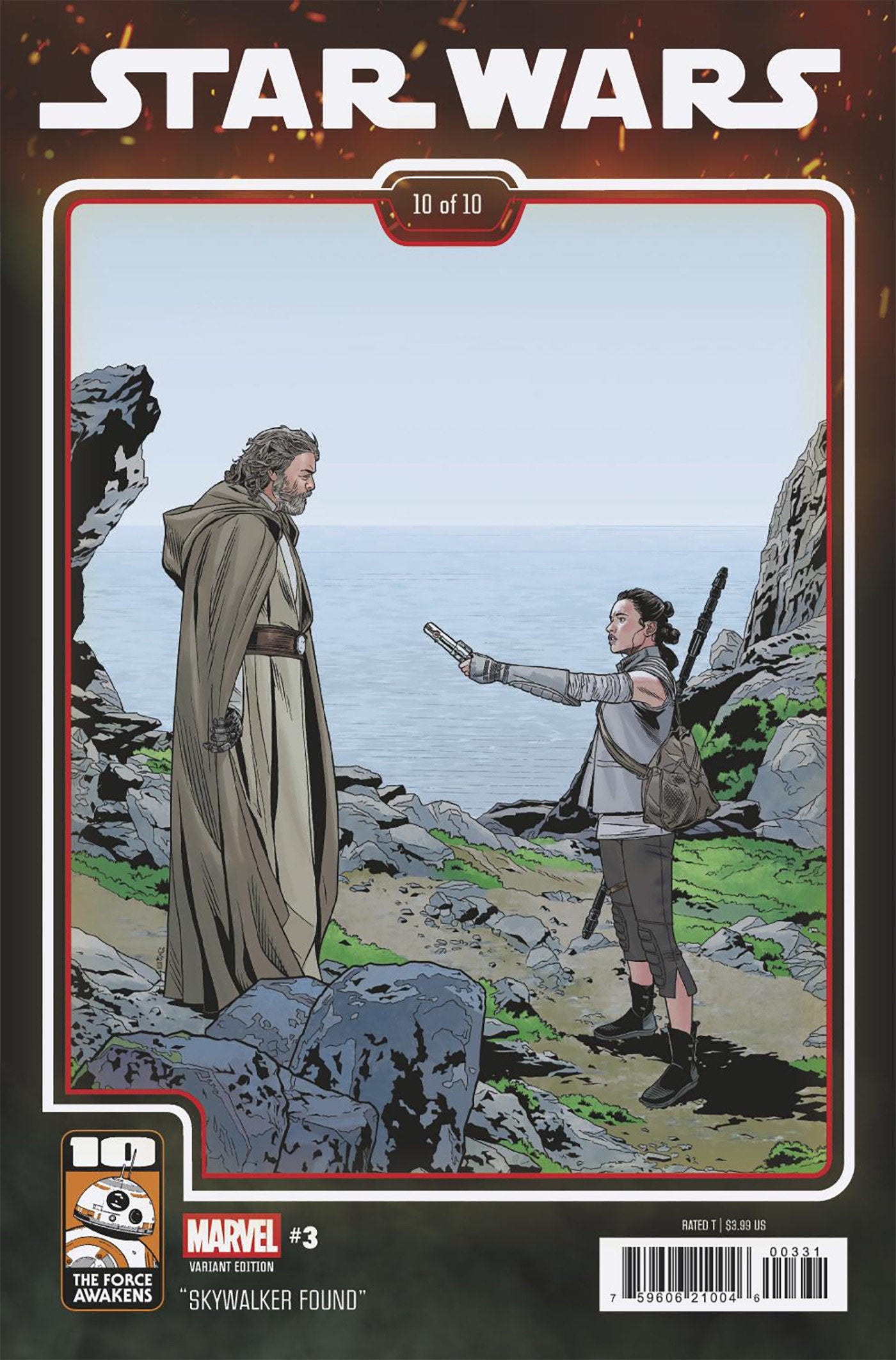 Star Wars #3 Chris Sprouse The Force Awakens 10 Th Anniversary Variant