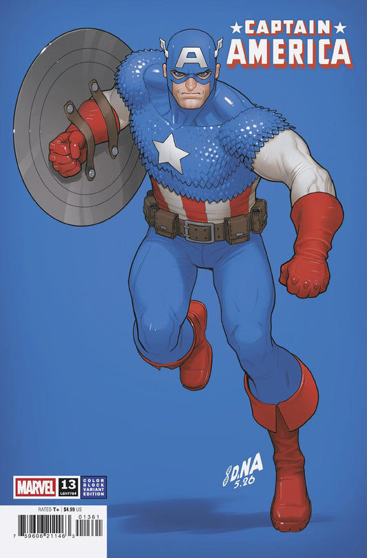 Captain America #13 David Nakayama Color Block Blue Variant [Arm] - PREORDER