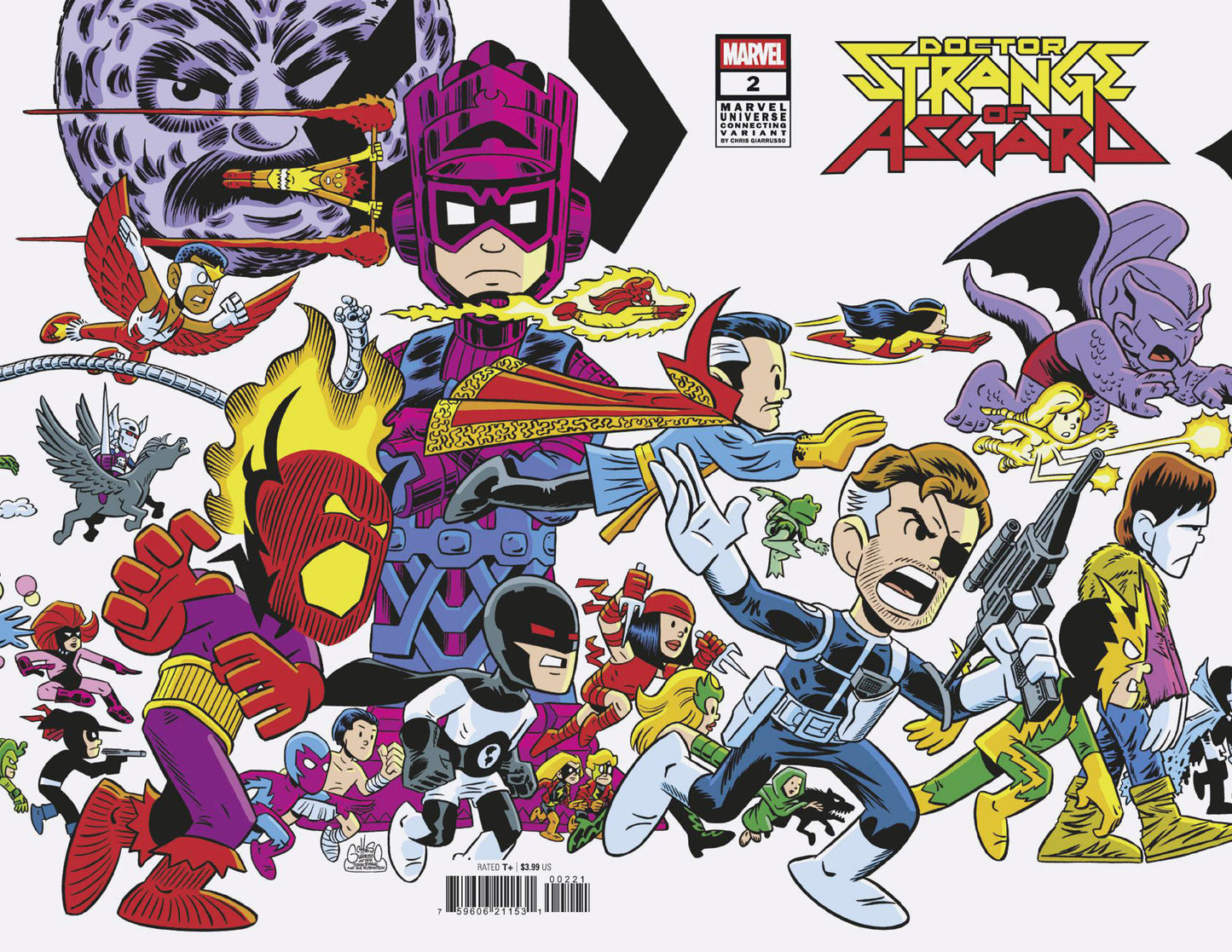 Doctor Strange Of Asgard #2 Chris Giarrusso Marvel Universe Connecting Wrap Variant D [Doom]
