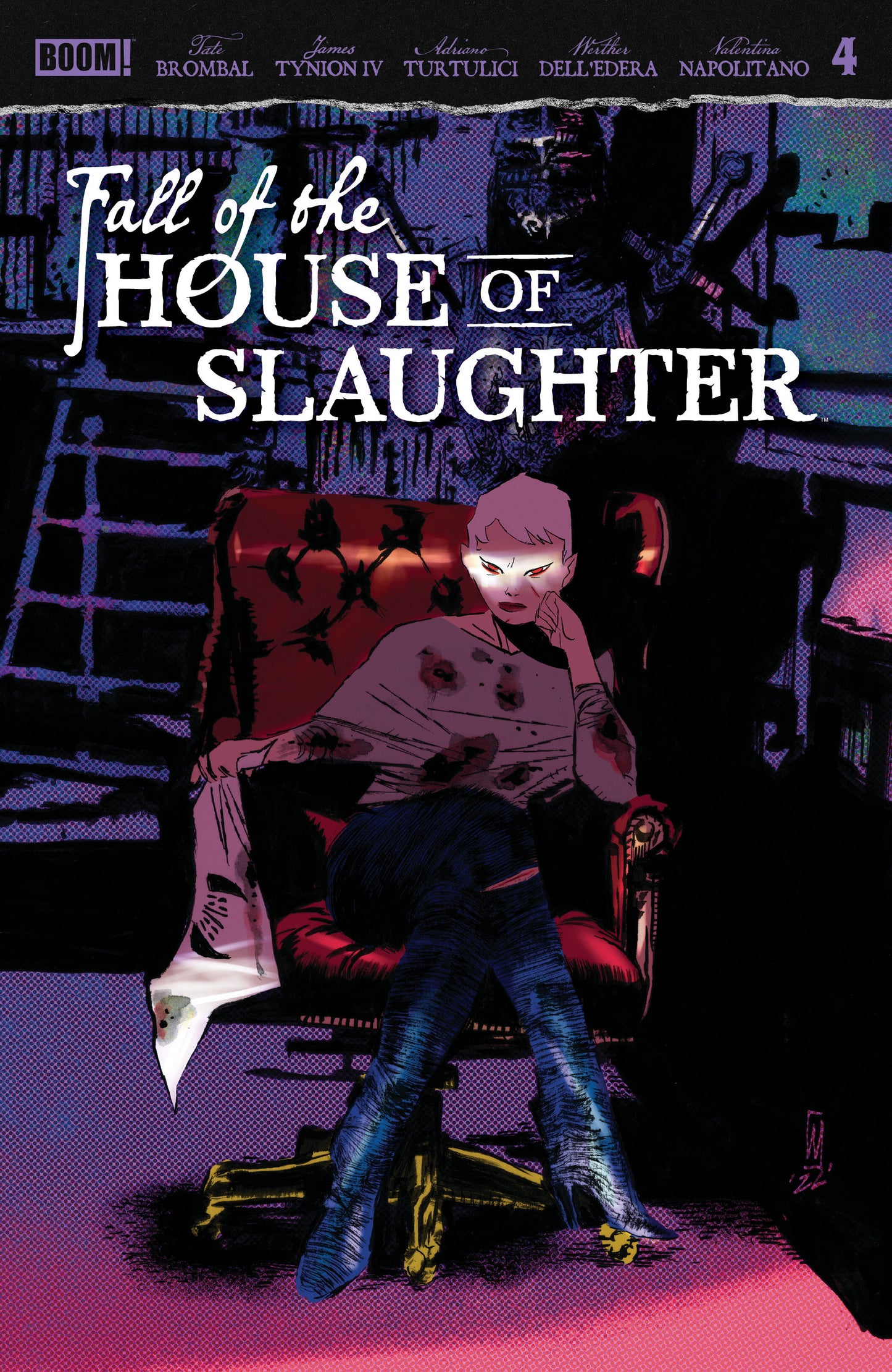 Fall Of The House Of Slaughter #4 B Main (Full Art, Dell'edera) - PREORDER