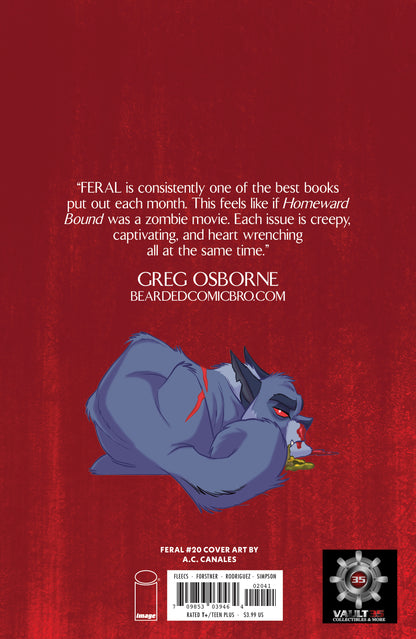 Feral #20 -Vault 35 Exclusive Ltd 500 AC Canales