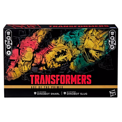 Transformers Age of the Primes G2 Universe Dinobot Slug and G2 Universe Dinobot Snarl