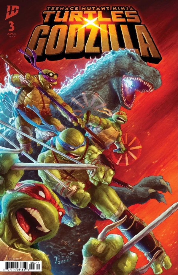 Teenage Mutant Ninja Turtles x Godzilla #3