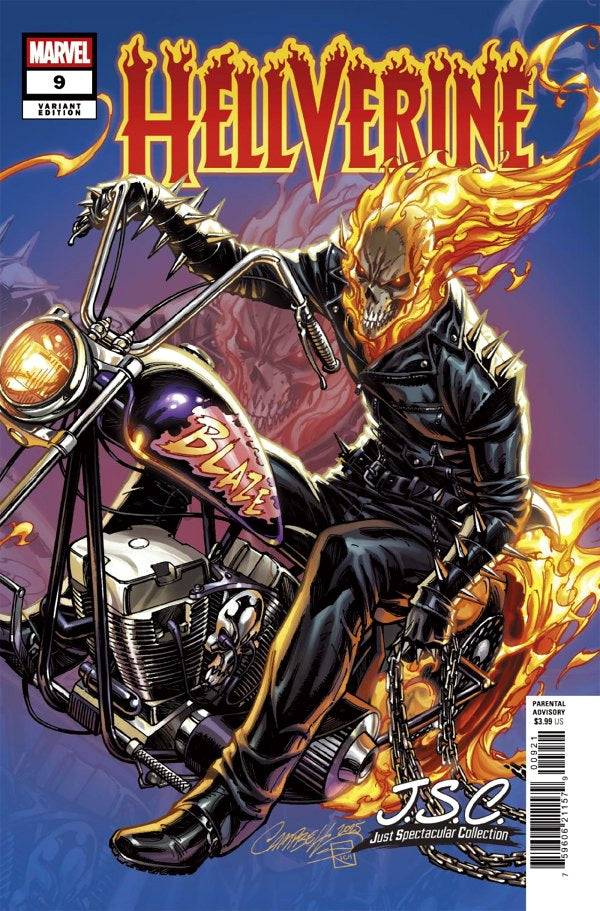 Hellverine #9 J Scott Campbell  Var