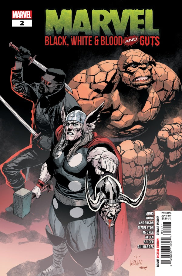 Marvel Black, White & Blood and Guts #2