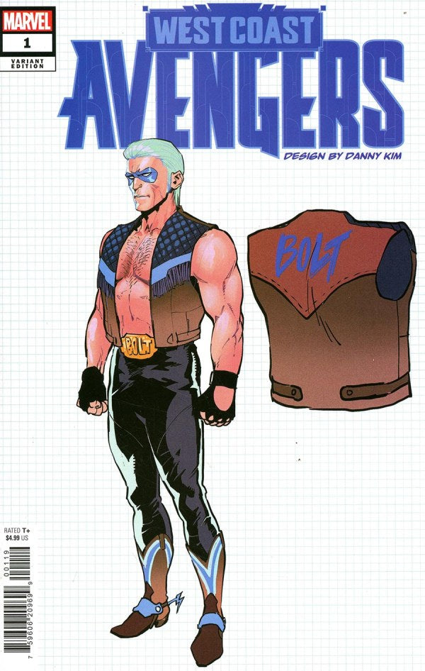 West Coast Avengers #1 1:10 Danny Kim Design Variant