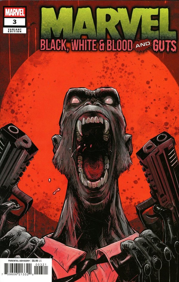 Marvel Black, White & Blood and Guts #3 Adam Pollina