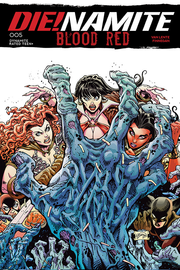 Dienamite Blood Red #5 Cover D