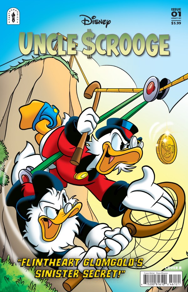UNCLE SCROOGE FLINTHEART GLOMGLDS SINISTER SECRET #1 (OF 3) CVR B DAVE ALVAREZ VAR