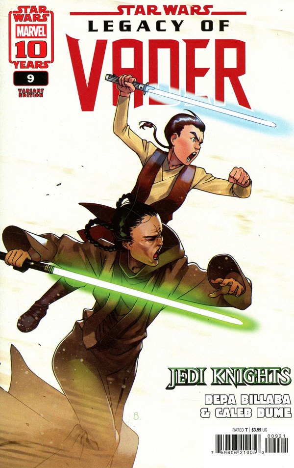Star Wars: Legacy of Vader #9 Bengal Depa Billaba & Caleb Dume Jedi Knights Variant