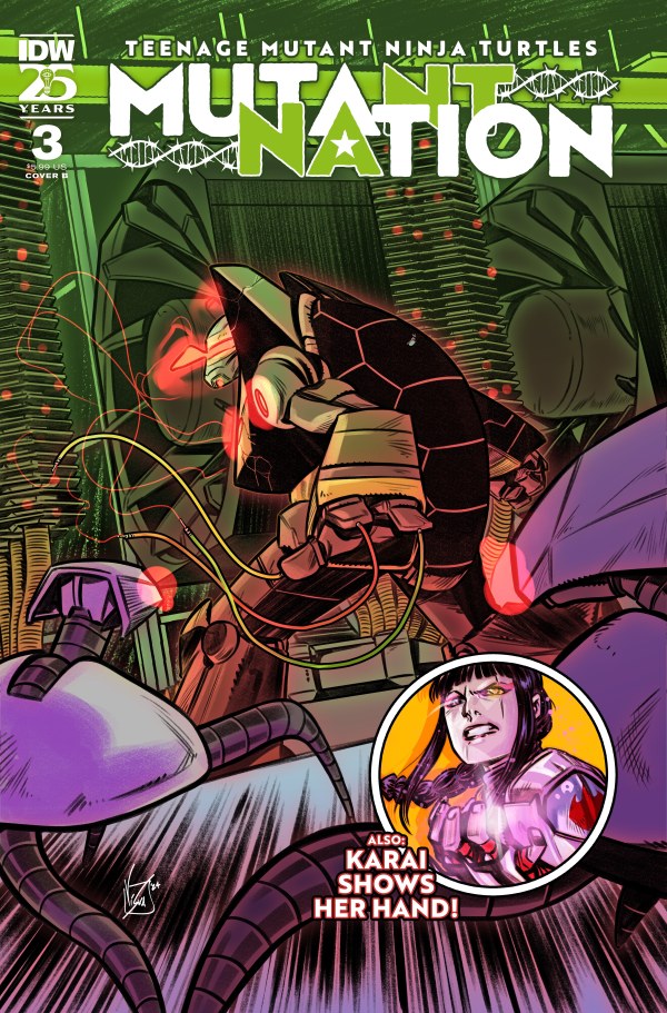Teenage Mutant Ninja Turtles: Mutant Nation #3 Cover B Vincenzo Federici Variant