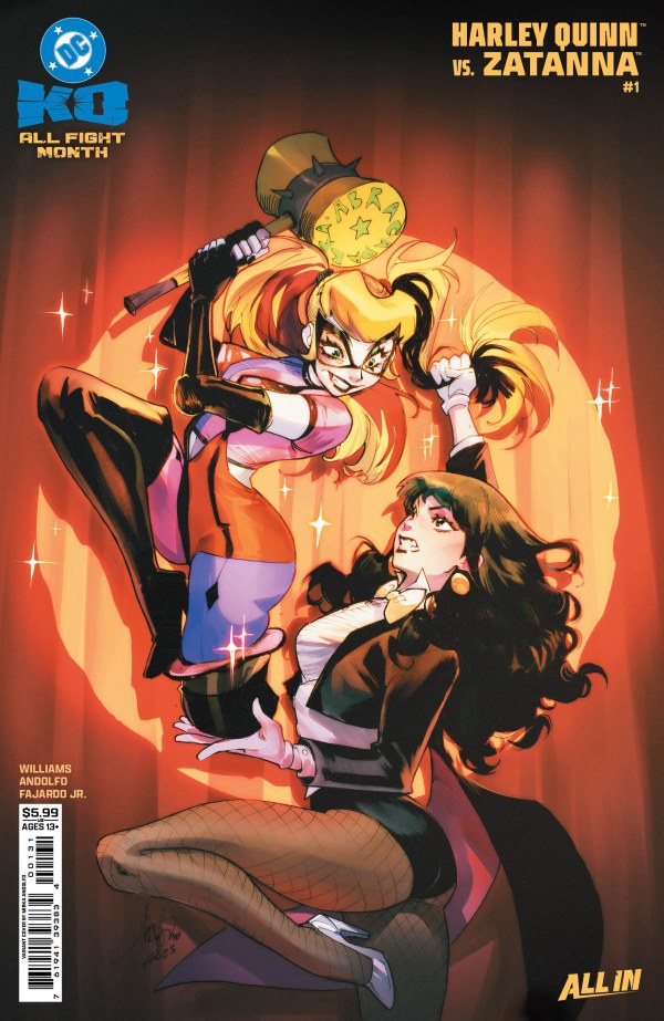 DC K.O. Harley Quinn Vs Zatanna #1 Cover D