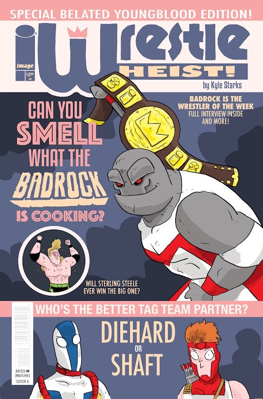 Wrestle Heist #1 Cover D Kyle Starks Youngblood Team-Up Variant