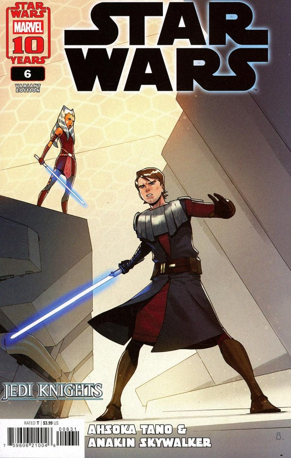 Star Wars #6 Bengal Ahsoka & Anakin Jedi Knights Variant