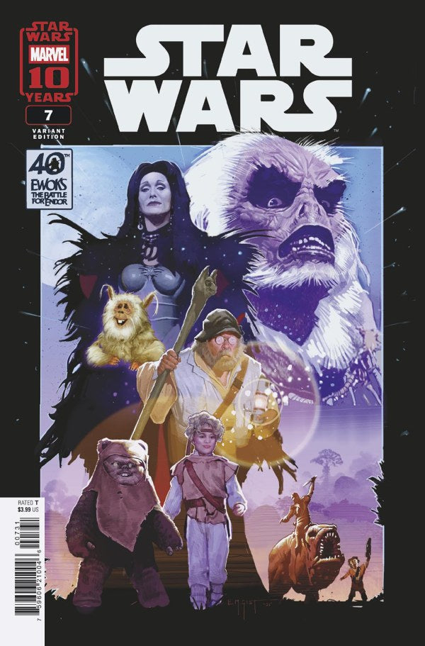 Star Wars #7 Erik M. Gist Battle for Endor 40th Anniversary Variant